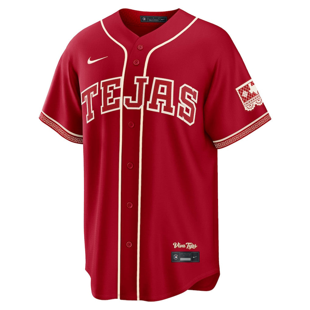 Jacob deGrom 48 Texas Rangers 2026 City Connect Jersey - Men, Red