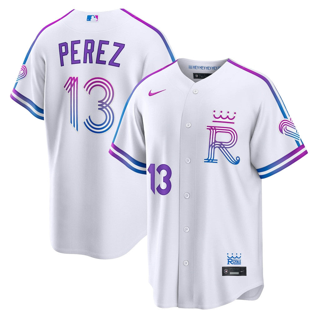 Salvador Perez 13 Kansas City Royals 2026 City Connect Jersey - Men, White