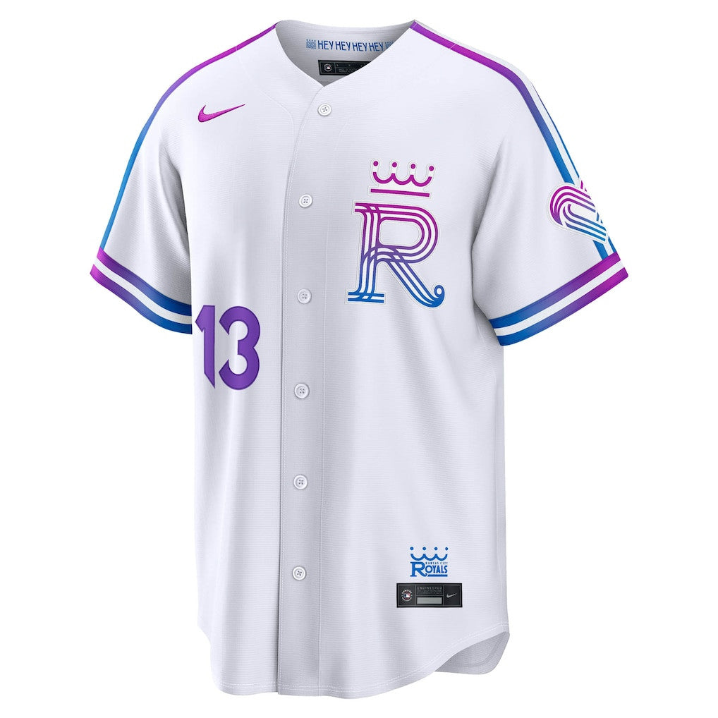 Salvador Perez 13 Kansas City Royals 2026 City Connect Jersey - Men, White