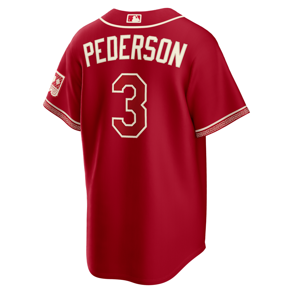 Joc Pederson 3 Texas Rangers 2026 City Connect Jersey - Men, Red