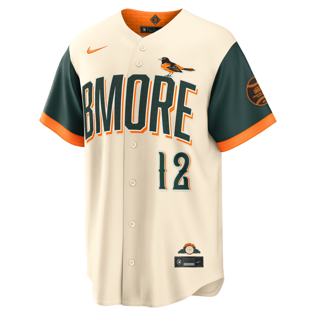 Dylan Beavers 12 Baltimore Orioles 2026 City Connect Jersey - Men, Natural