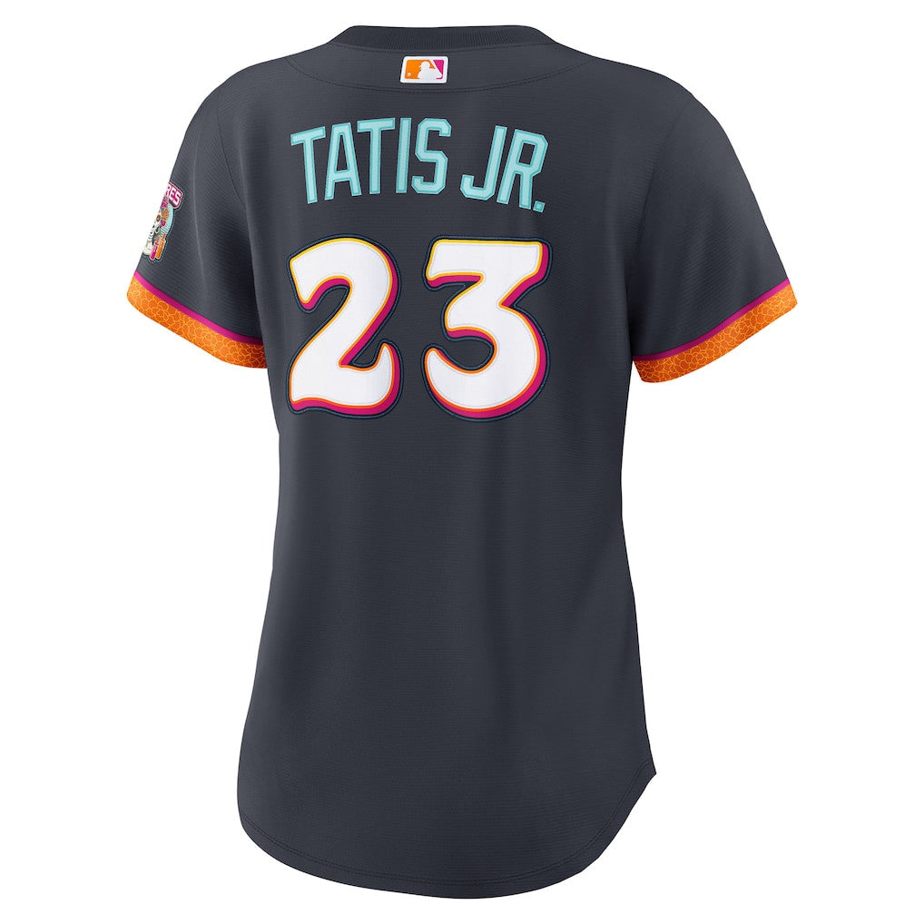 Fernando Tatis Jr. 23 San Diego Padres Women's 2026 City Connect Jersey - Obsidian