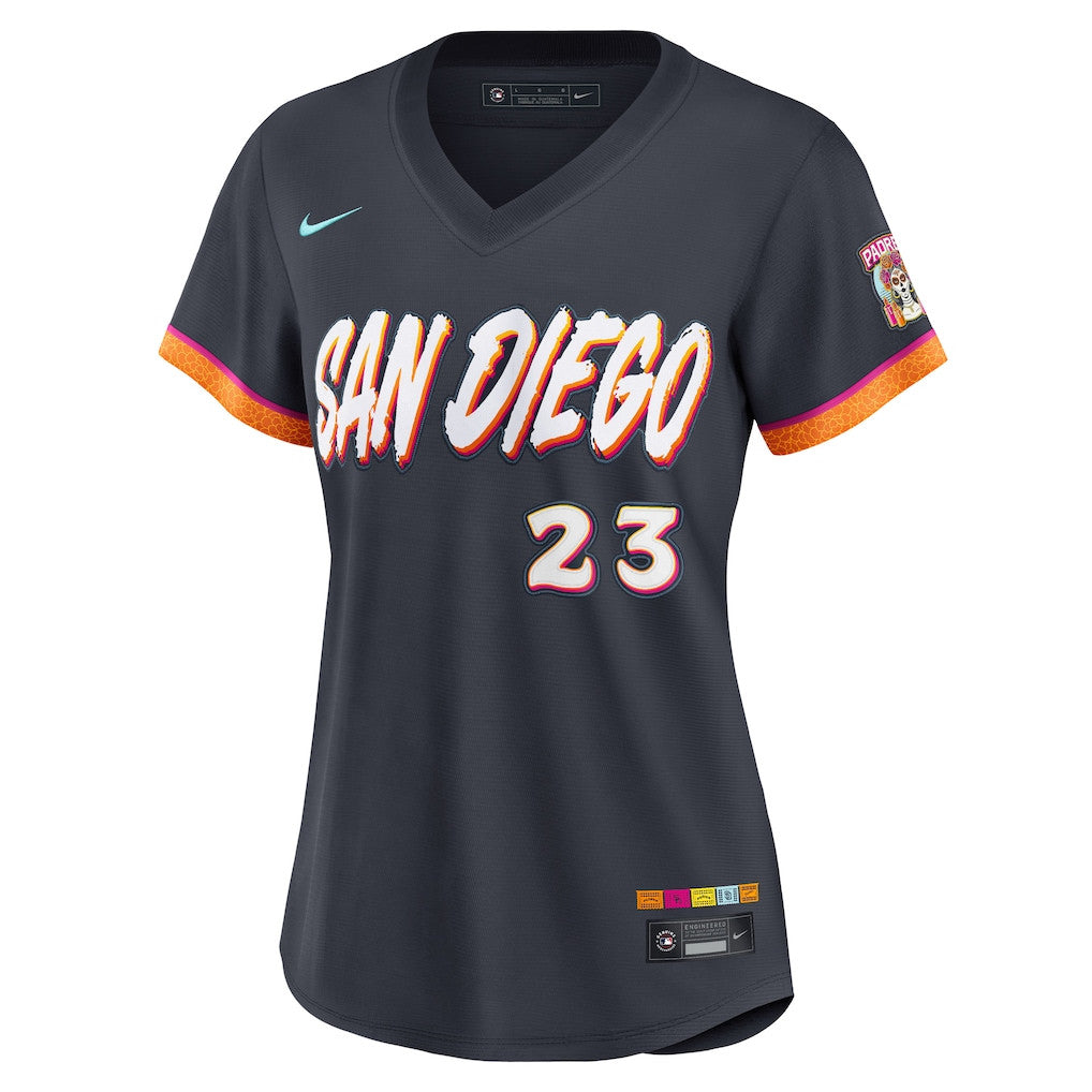 Fernando Tatis Jr. 23 San Diego Padres Women's 2026 City Connect Jersey - Obsidian