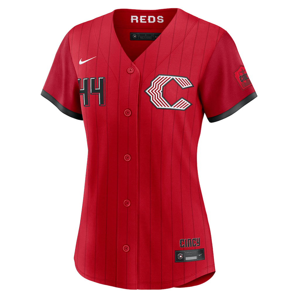 Elly De La Cruz 44 Cincinnati Reds Women's 2026 City Connect Jersey - Red