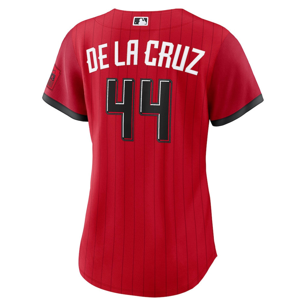 Elly De La Cruz 44 Cincinnati Reds Women's 2026 City Connect Jersey - Red