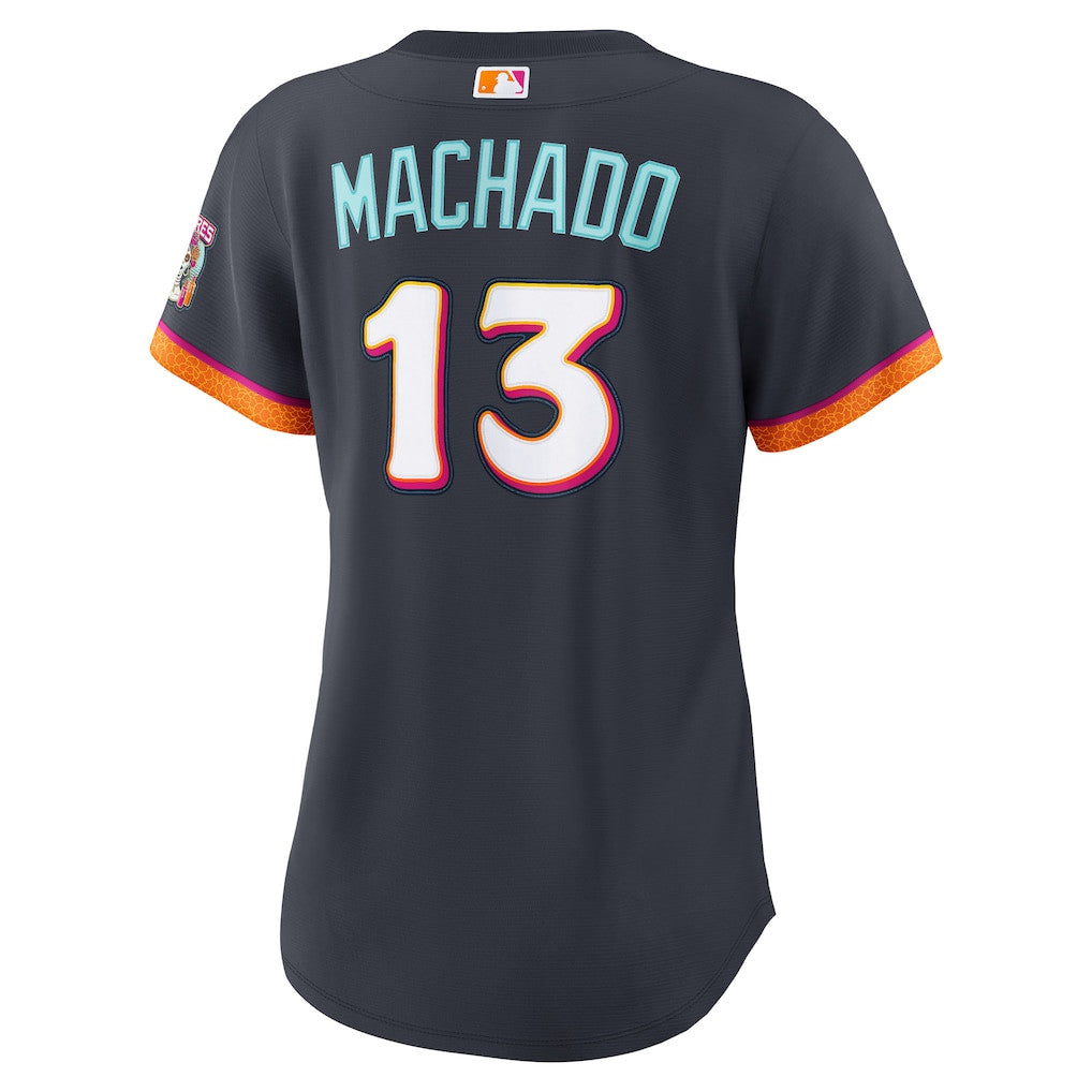Manny Machado 13 San Diego Padres Women's 2026 City Connect Jersey - Obsidian