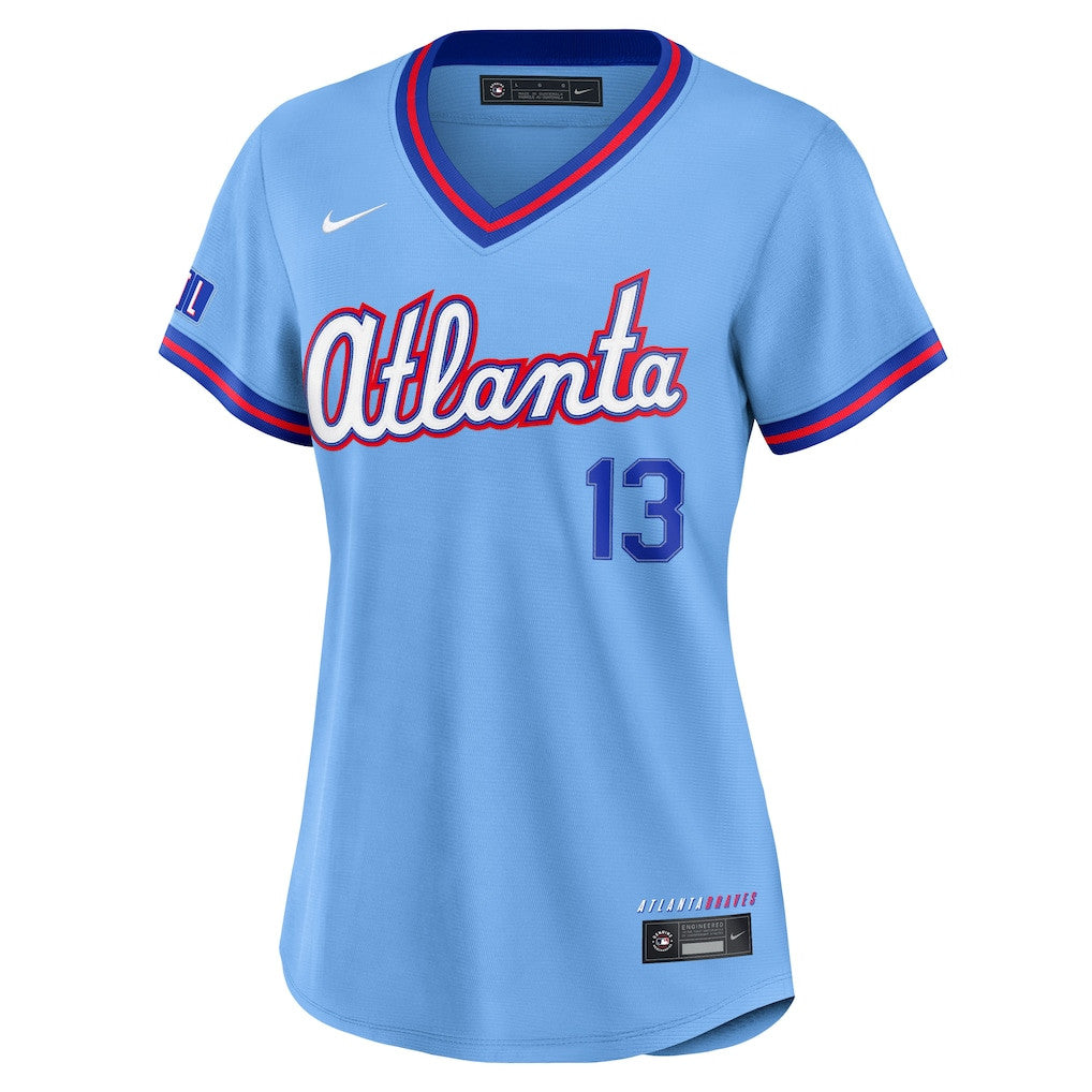 Ronald Acuña Jr. 44 Atlanta Braves Women's 2026 City Connect Jersey - Powder Blue