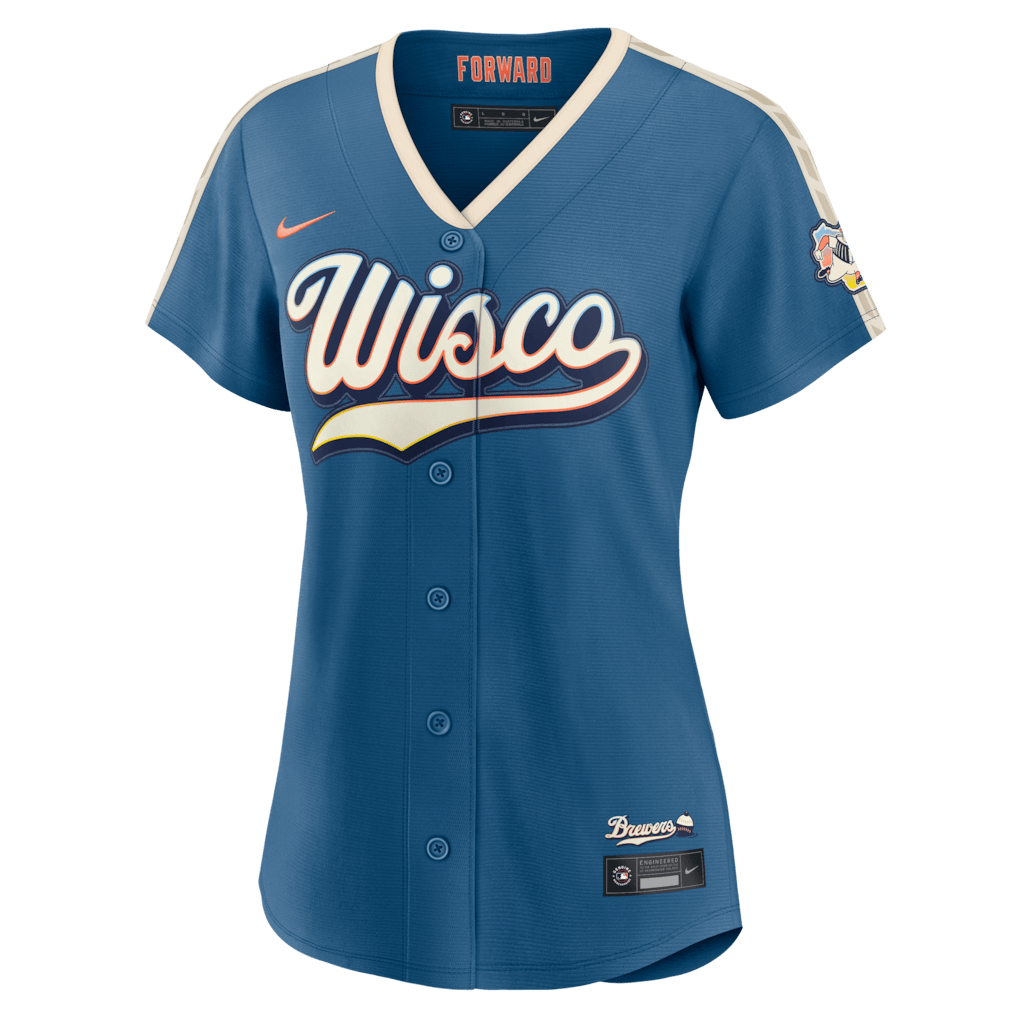 Milwaukee Brewers Women's 2026 City Connect Jersey - Mineral Blue