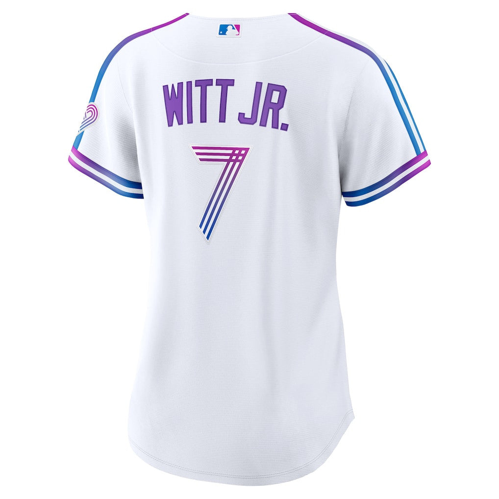 Bobby Witt Jr. 7 Kansas City Royals Women's 2026 City Connect Jersey - White