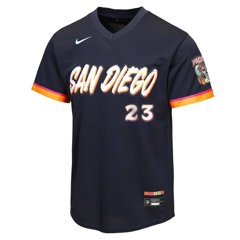 Fernando Tatis Jr. 23 San Diego Padres Youth 2026 City Connect Jersey - Obsidian