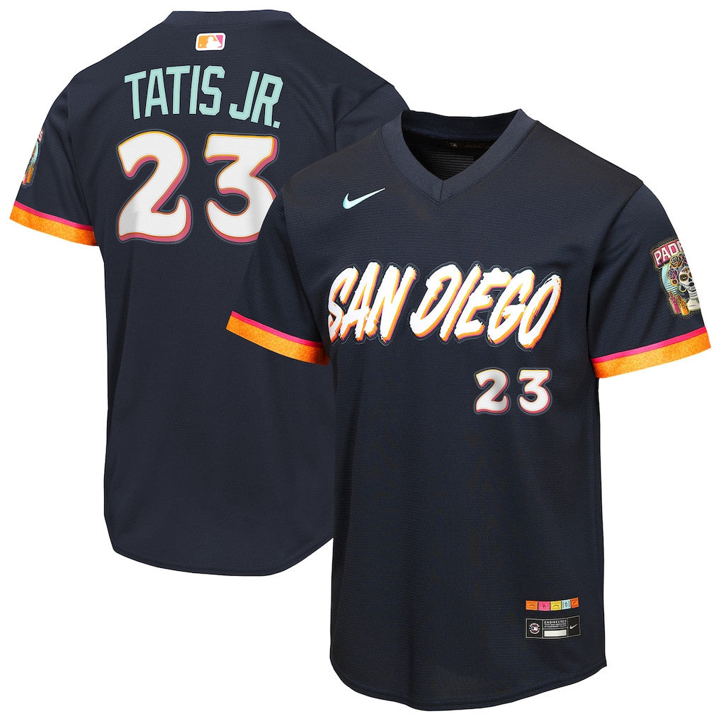 Fernando Tatis Jr. 23 San Diego Padres Youth 2026 City Connect Jersey - Obsidian