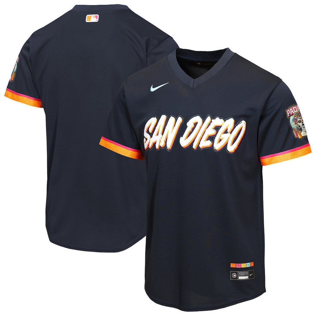 San Diego Padres Youth 2026 City Connect Jersey - Obsidian