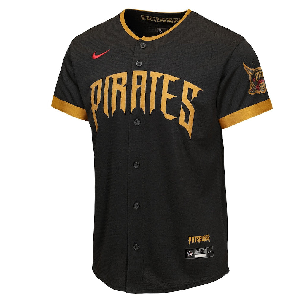 Pittsburgh Pirates Youth 2026 City Connect Jersey - Black