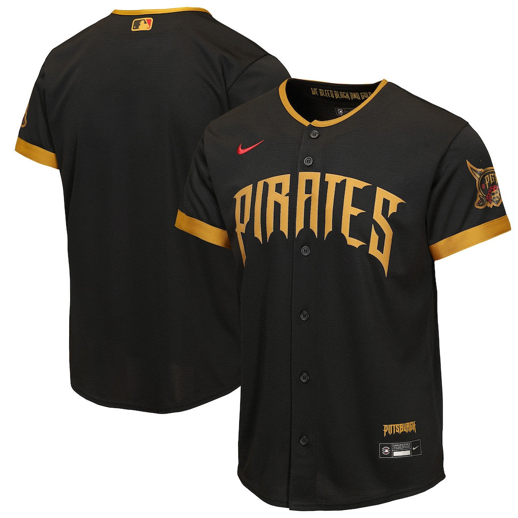 Pittsburgh Pirates Youth 2026 City Connect Jersey - Black