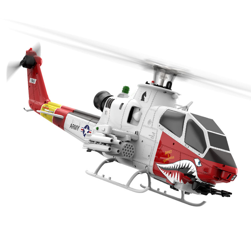YuXiang F112S 9CH GPS RC Helicopter: 32:1 Scale AH-1 Cobra with Dual Brushless Motors