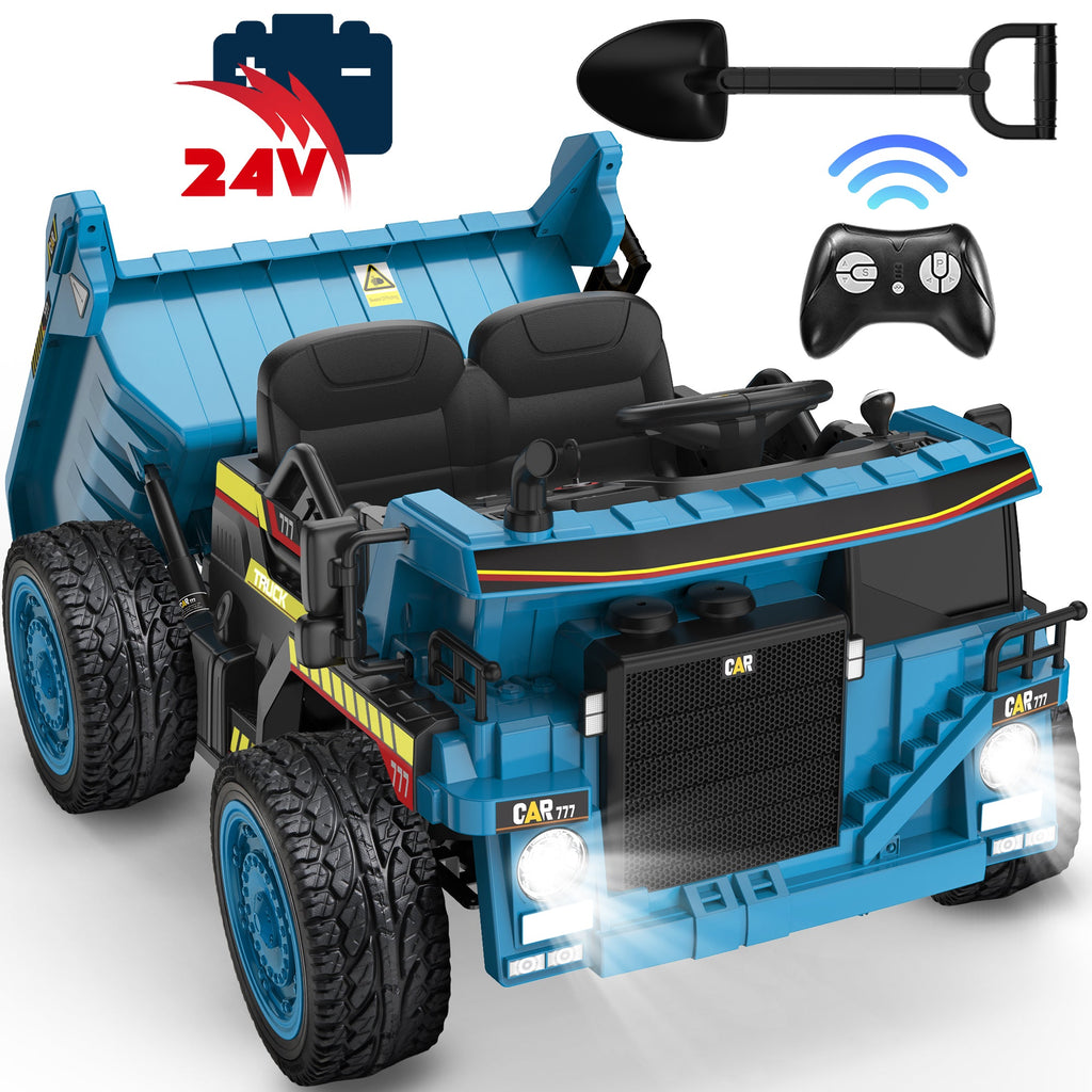 24V Dump Truck Ride-On with EVA tires