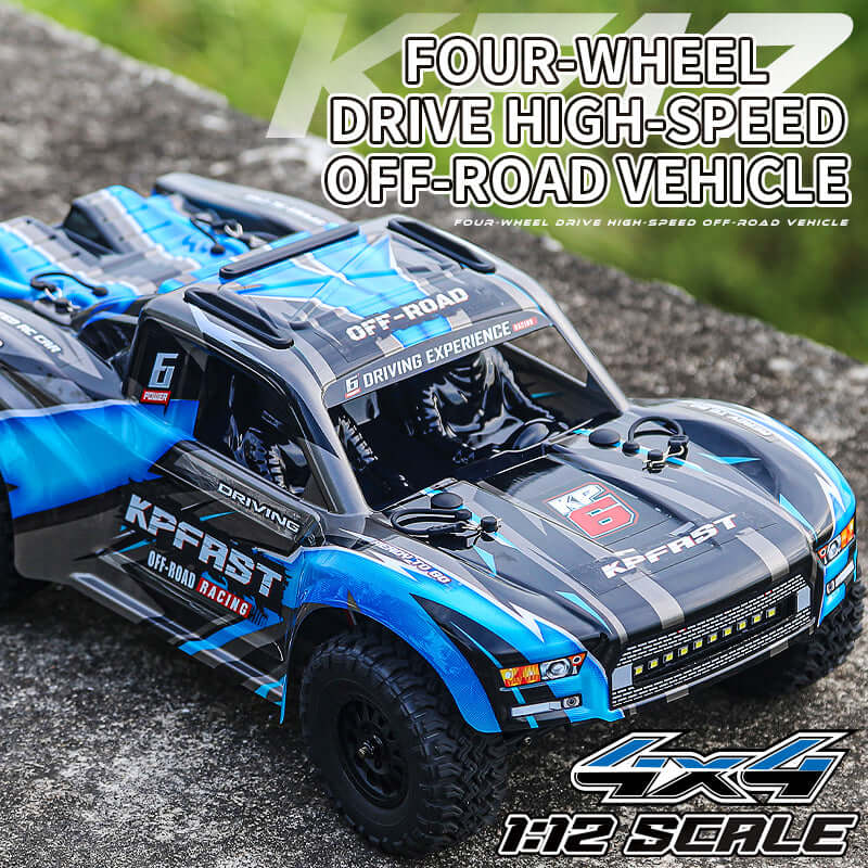 KF17 1:12 Brushless RC Truck – 70km/h 4WD Off-Road Racer