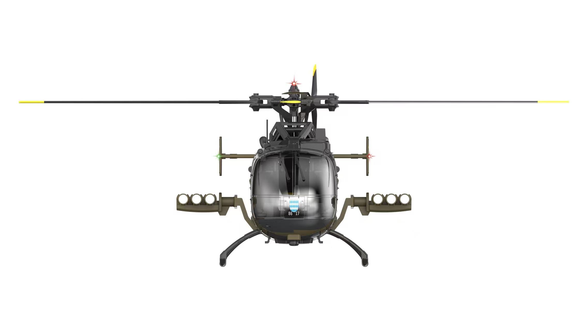 RC ERA C180 1:25 Scale BO105 6-Channel Brushless RC Helicopter (3D Stunt Edition)