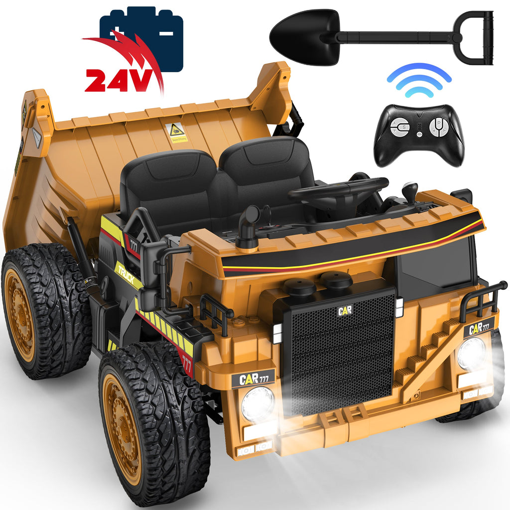 24V Dump Truck Ride-On with EVA tires