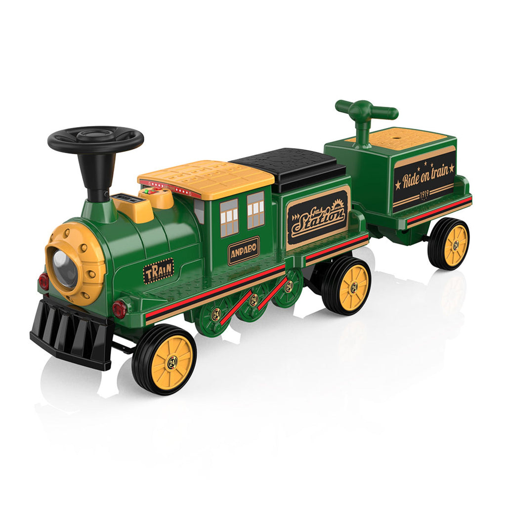 12V Trackless Ride-On Train Set
