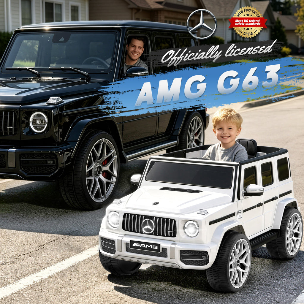 12V Licensed Mercedes-Benz G63 High-Window Ride-On