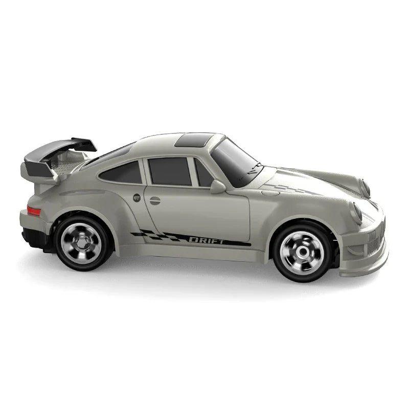 KF20 1:64 4WD Mini RC Drift Car - Desktop Racing, LED Lights, Type-C Charging