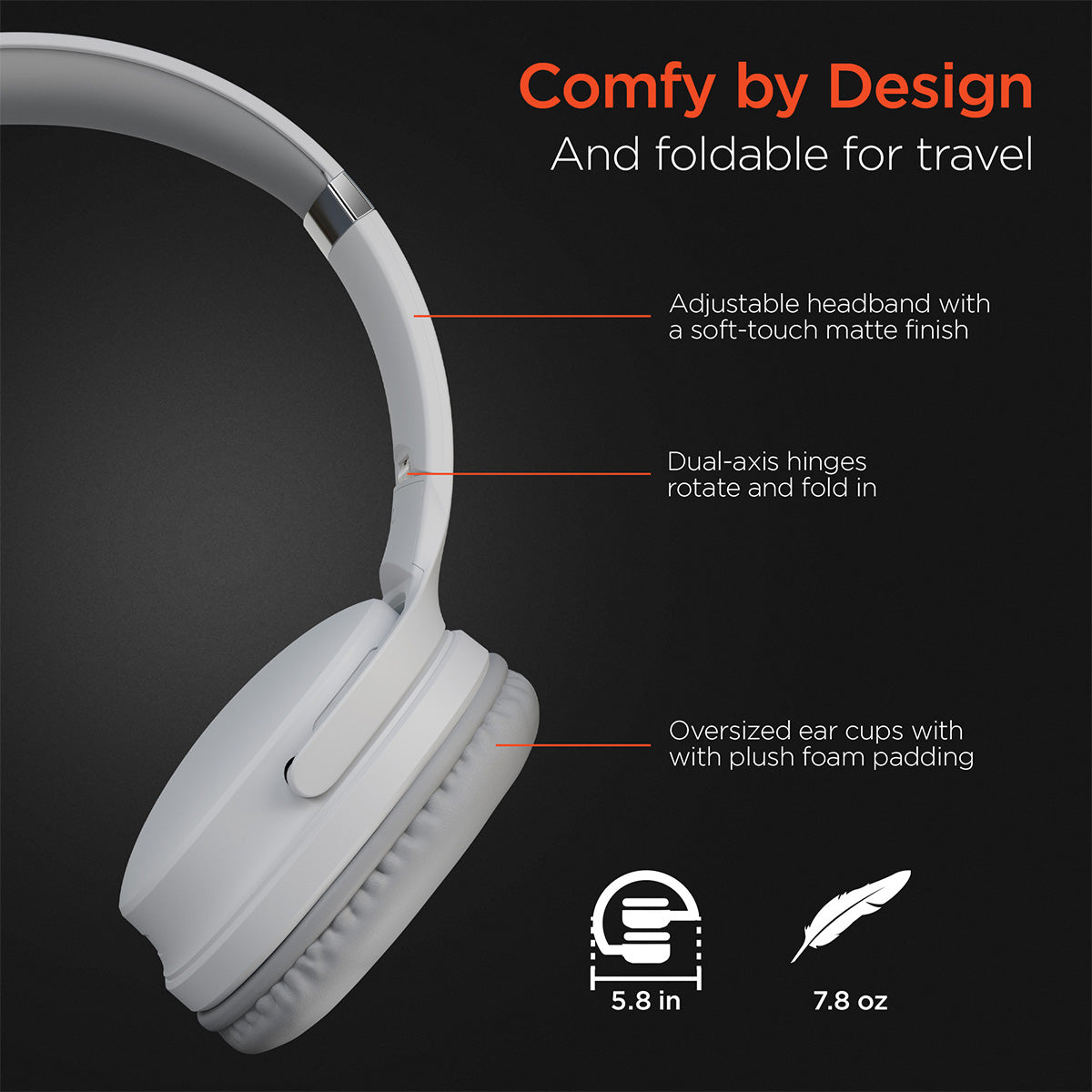 Convertible Wireless Speaker-Headphones