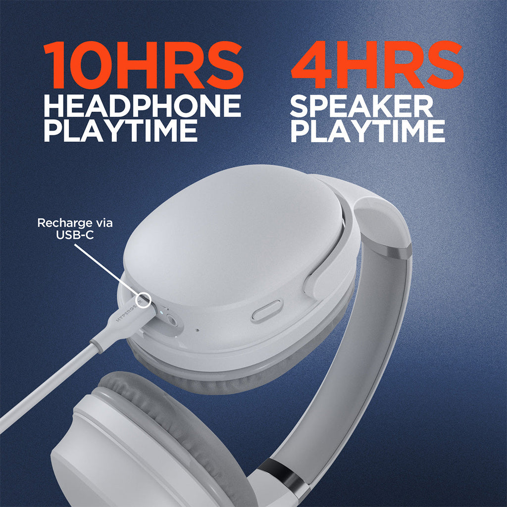 Convertible Wireless Speaker-Headphones