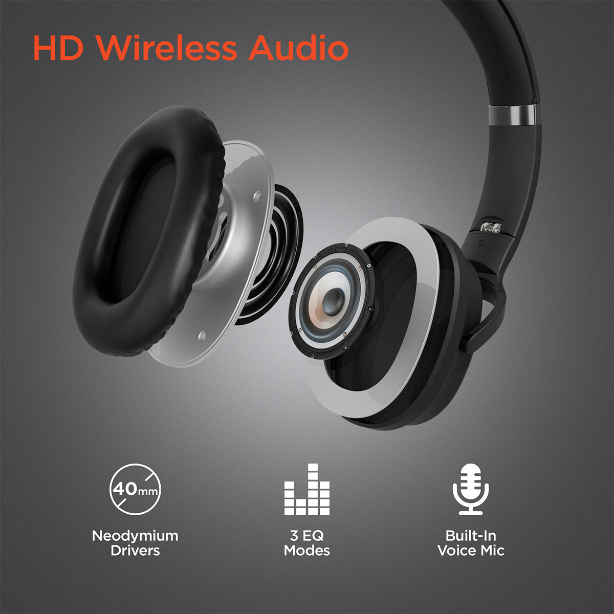 Convertible Wireless Speaker-Headphones