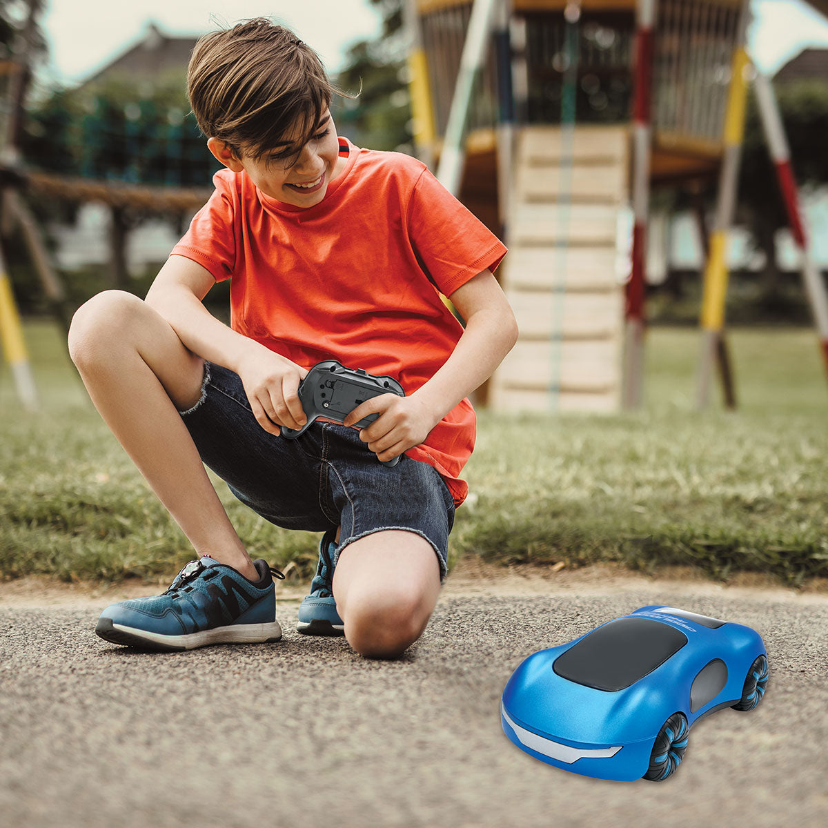 Gesture Control RC Car with Lights and Sounds