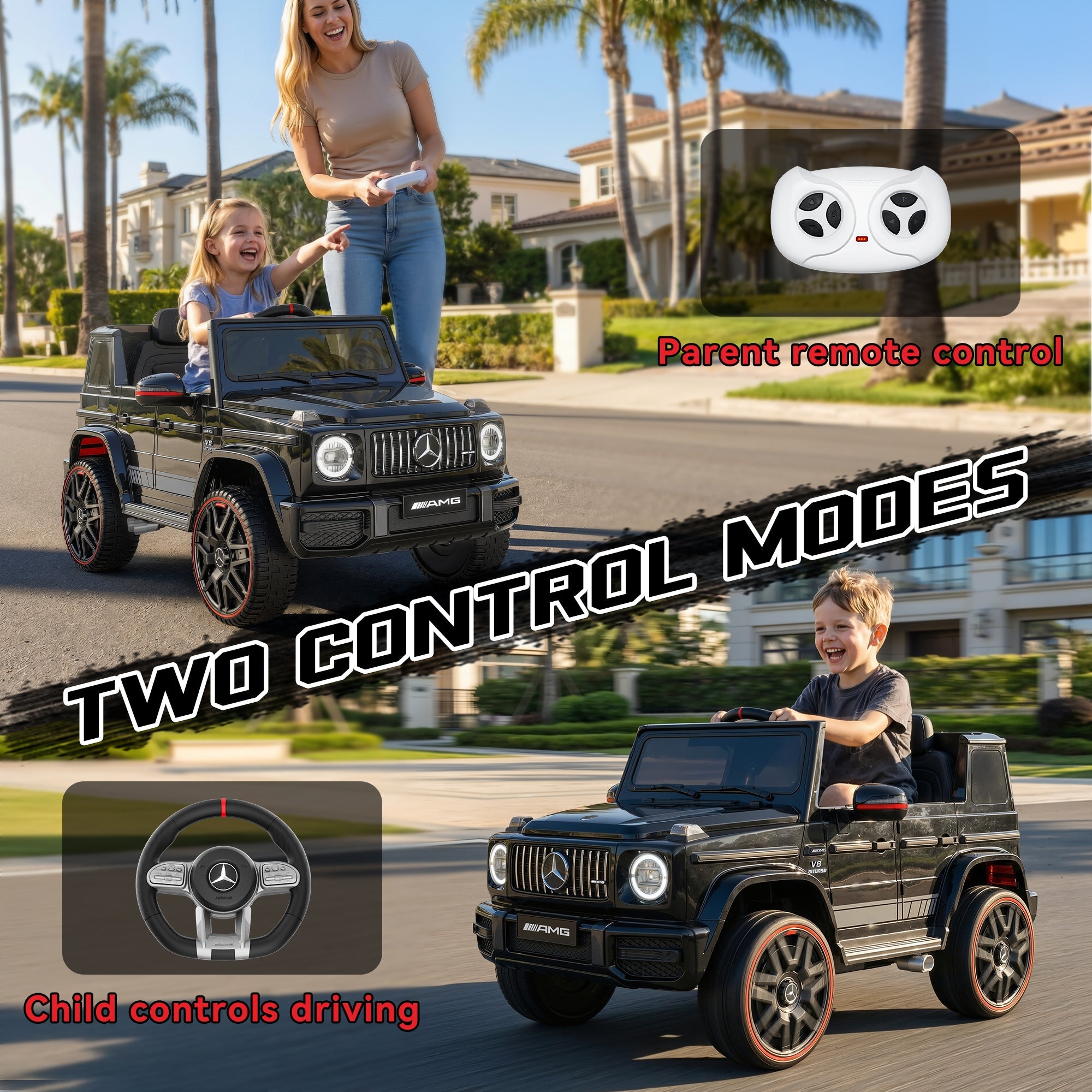 12V Licensed Mercedes-Benz G63 Ride-On SUV