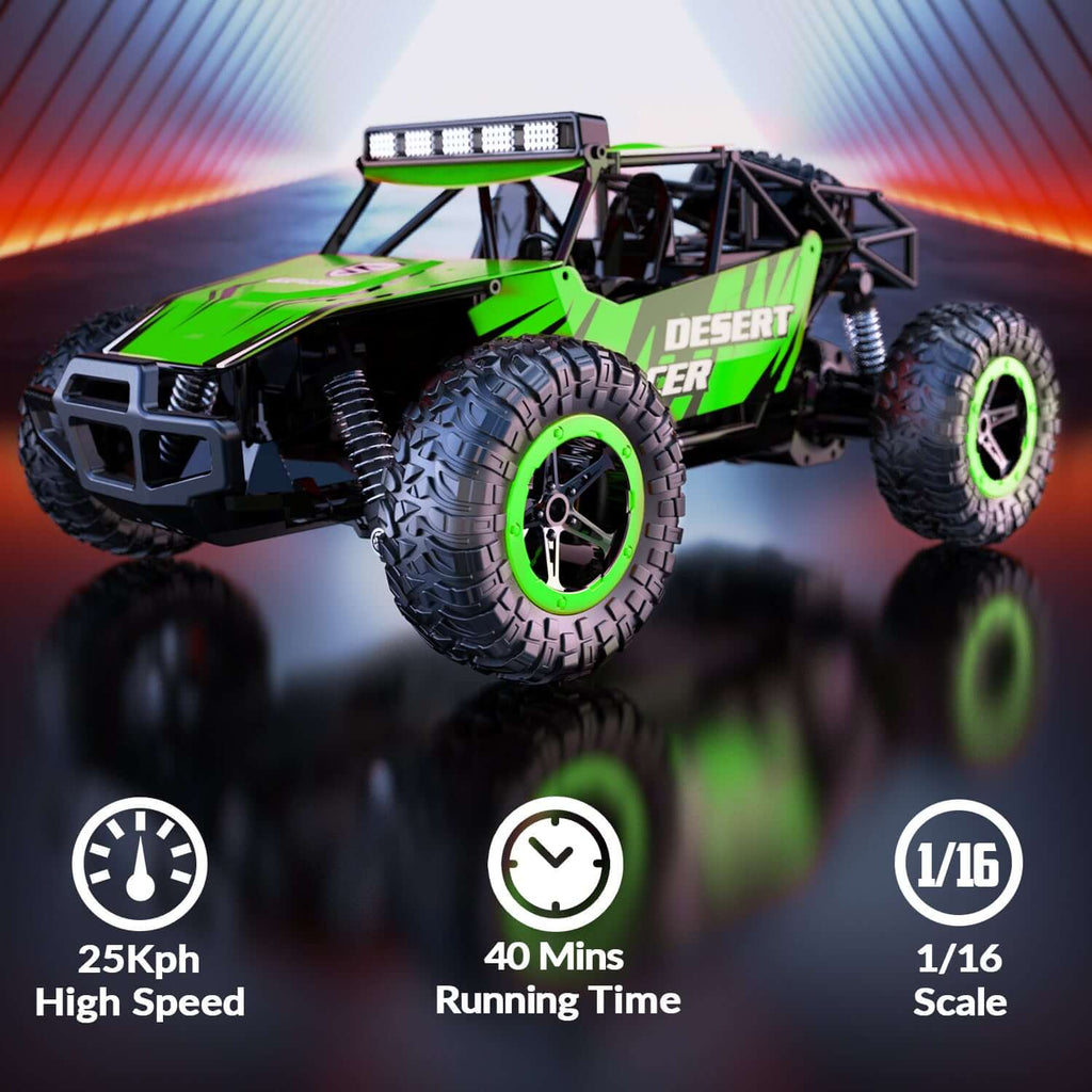RACENT 1/16 All-Terrain RC Monster Truck for Kids