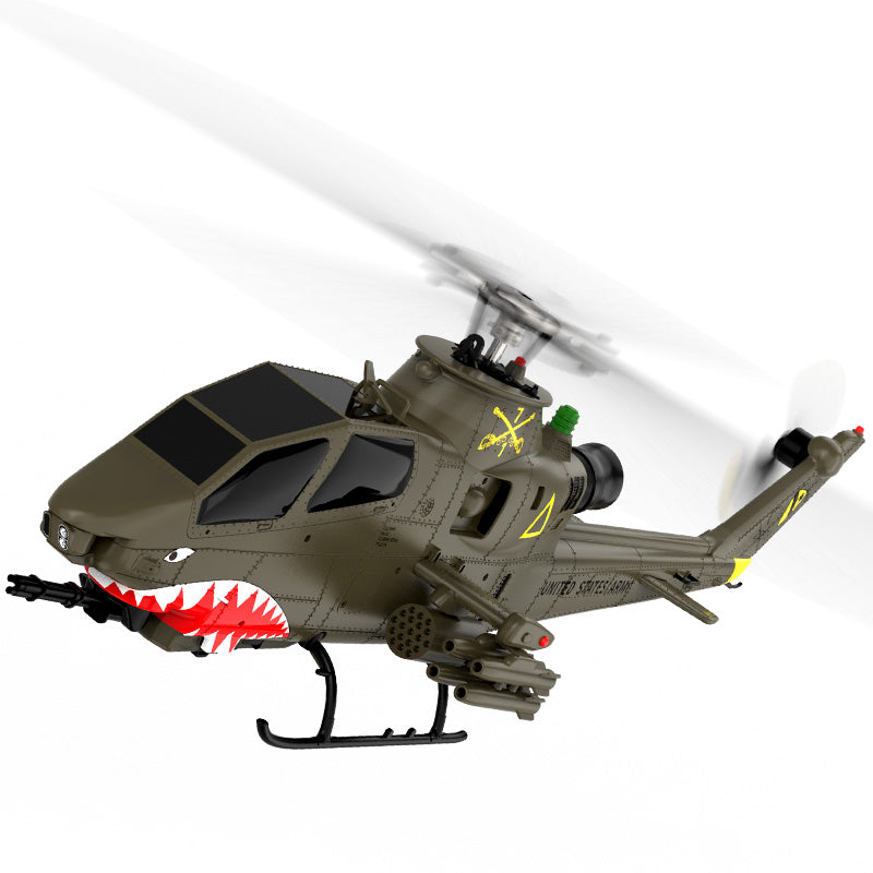YuXiang F112S 9CH GPS RC Helicopter: 32:1 Scale AH-1 Cobra with Dual Brushless Motors