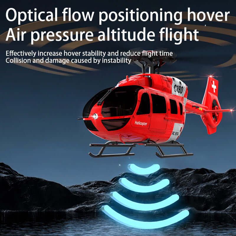 RC ERA C190 1:28 Brushless RC Helicopter, Optical Flow Hover, Altitude Hold