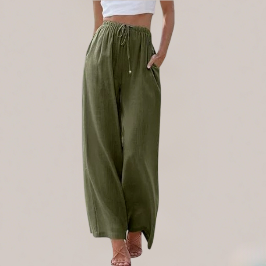 🎁Limited time 50% OFF⏳💟Summer Cotton Linen Wide leg Women's Pants✨