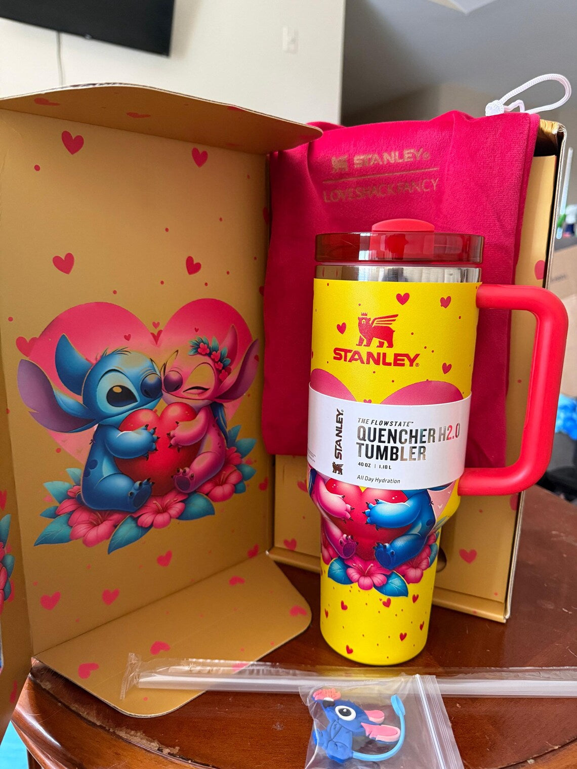 Personalized Stitch Stanley   40 OZ Tumbler