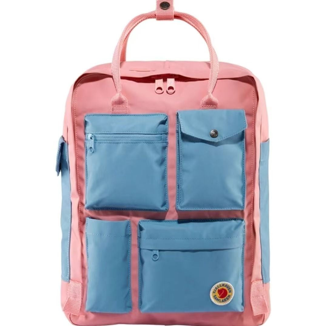 Fjallraven Kanken Backpack Pink And Blue