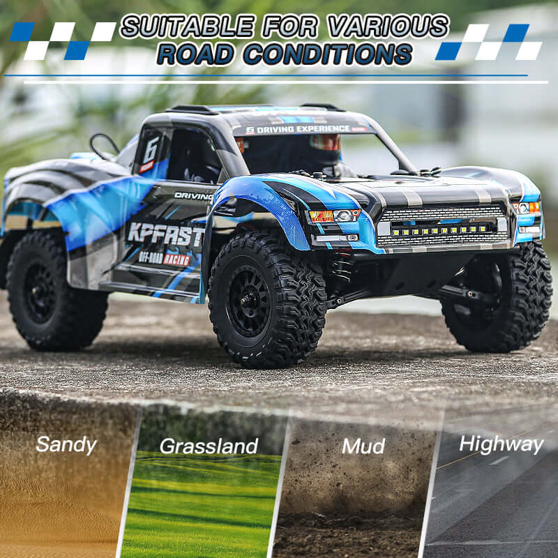 KF17 1:12 Brushless RC Truck – 70km/h 4WD Off-Road Racer