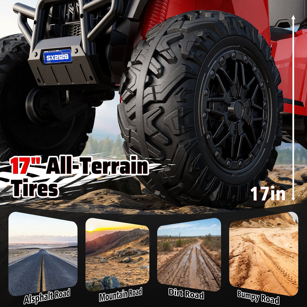 24V Heavy-Duty Ride-On ATV
