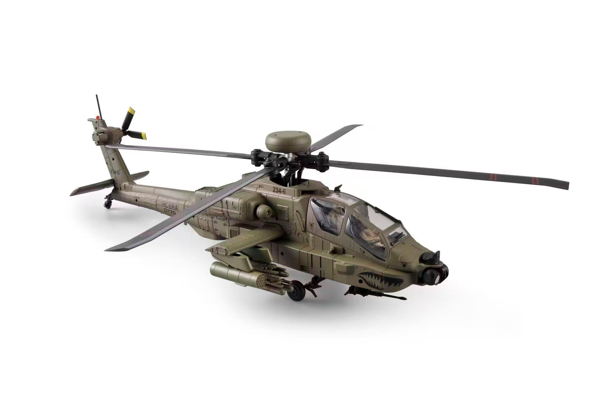RC ERA C170 1:48 Scale Longbow Apache RC Helicopter with 3D Stunt Mode