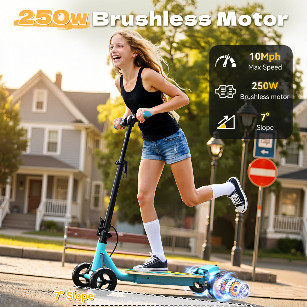 24V Kids 4-Wheel Scooter