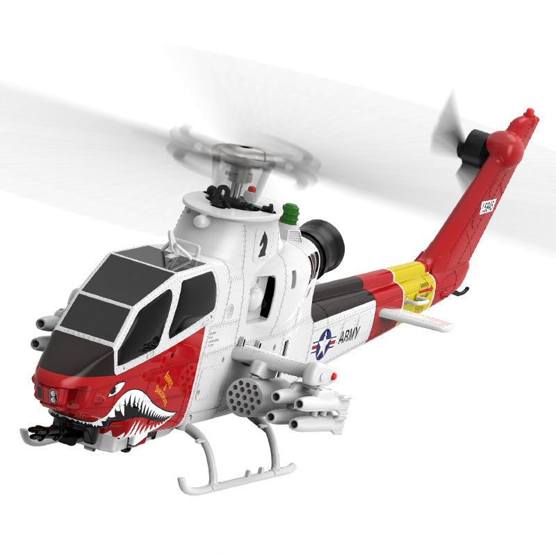 YuXiang F112S 9CH GPS RC Helicopter: 32:1 Scale AH-1 Cobra with Dual Brushless Motors