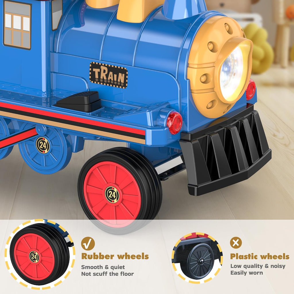 12V Trackless Ride-On Train Set