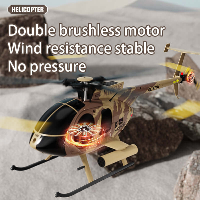 RC ERA C189 Dual Brushless RC Helicopter 1:28 Scale with Gyro and Altitude Hold