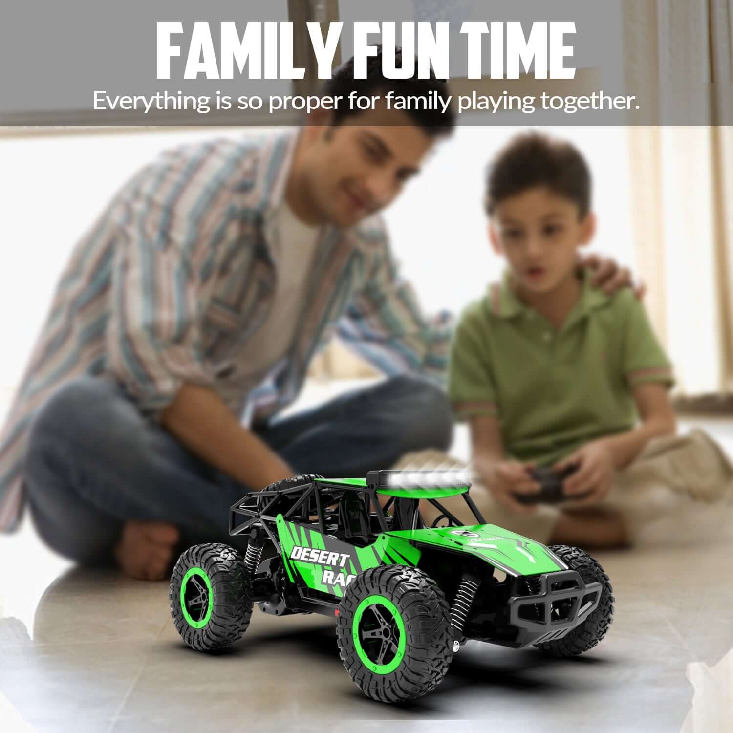 RACENT 1/16 All-Terrain RC Monster Truck for Kids