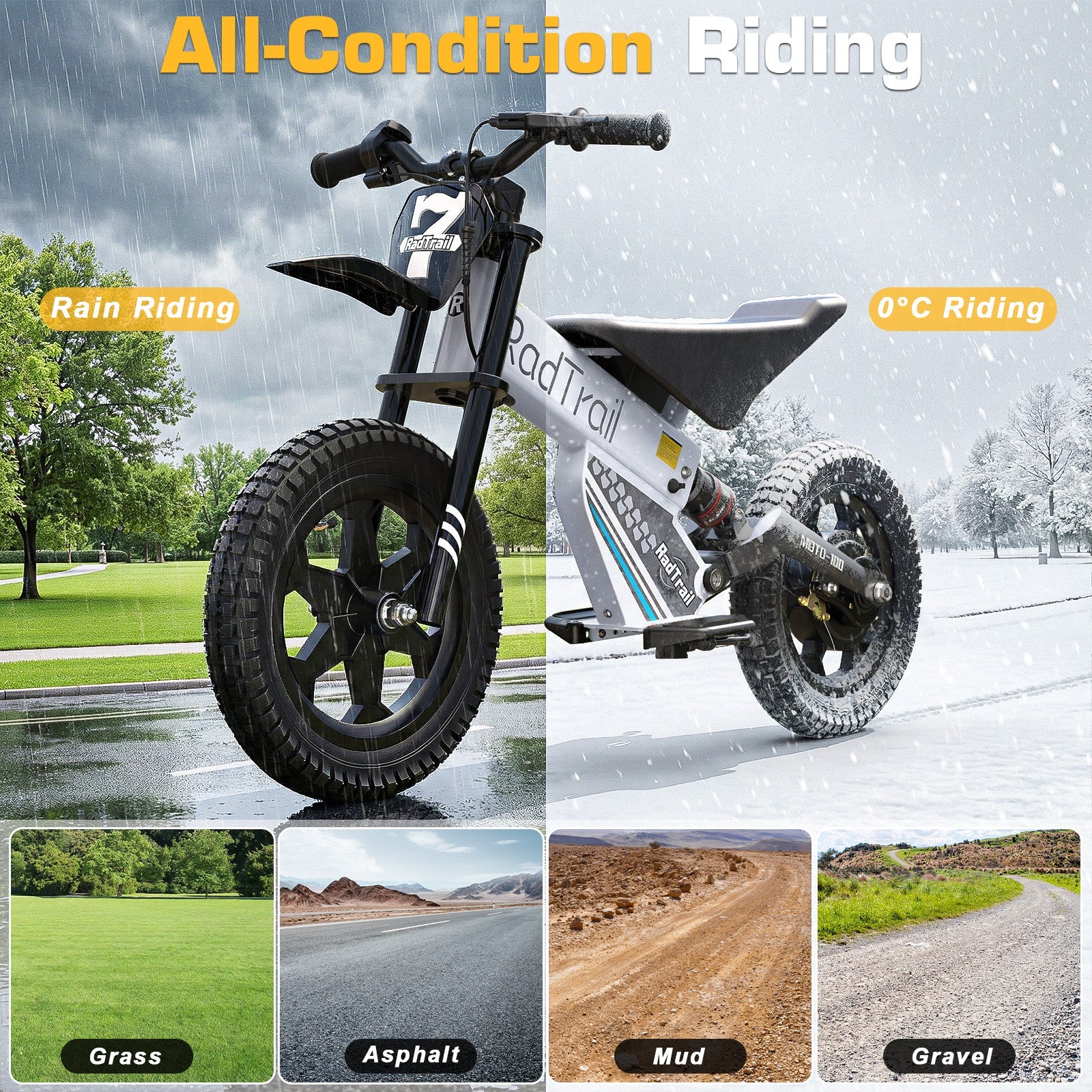 36V 14" Kids Electric Dirt Bike