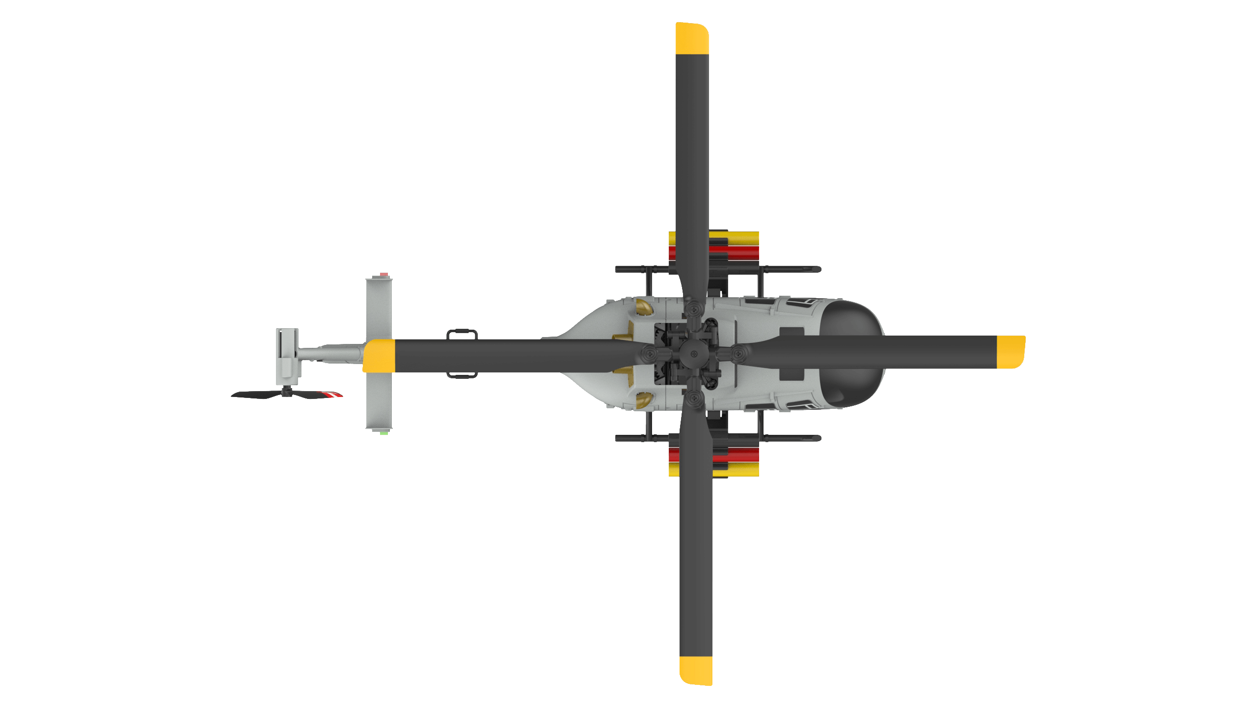 RC ERA C186S 1:48 Scale Brushless Motor RC Helicopter with Optical Flow Positioning & Modular Battery