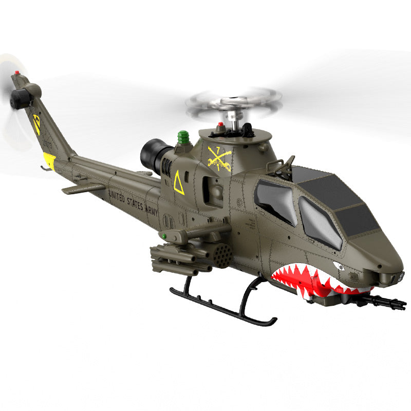 YuXiang F112S 9CH GPS RC Helicopter: 32:1 Scale AH-1 Cobra with Dual Brushless Motors