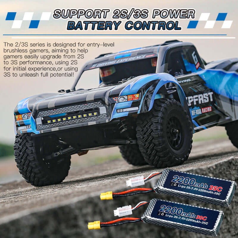 KF17 1:12 Brushless RC Truck – 70km/h 4WD Off-Road Racer