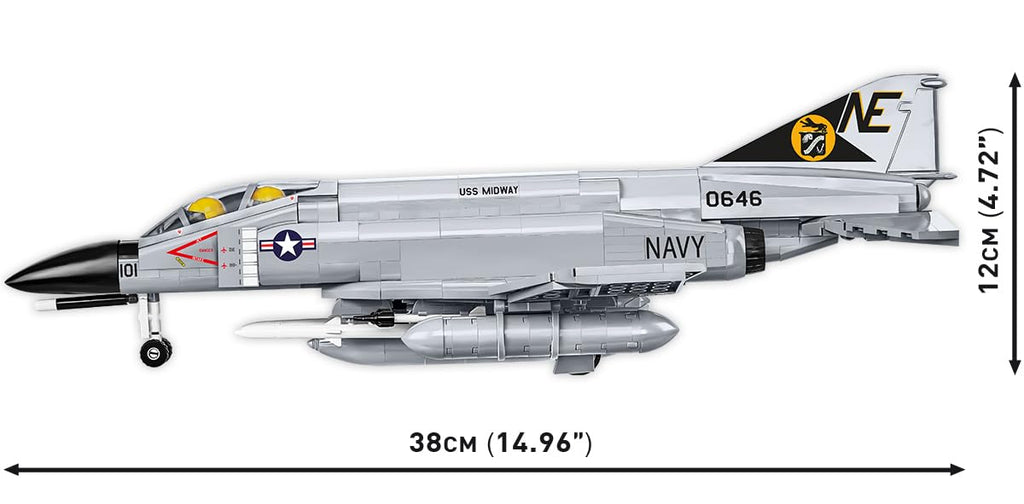 COBI Armed Forces F-4 Phantom II Aircraft Carrier